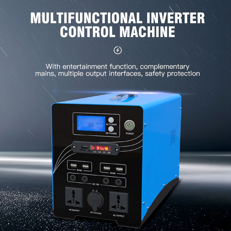 Outdoor Solar Power Bank Portable Battery Charger Fast Charging Power Bank 1000W