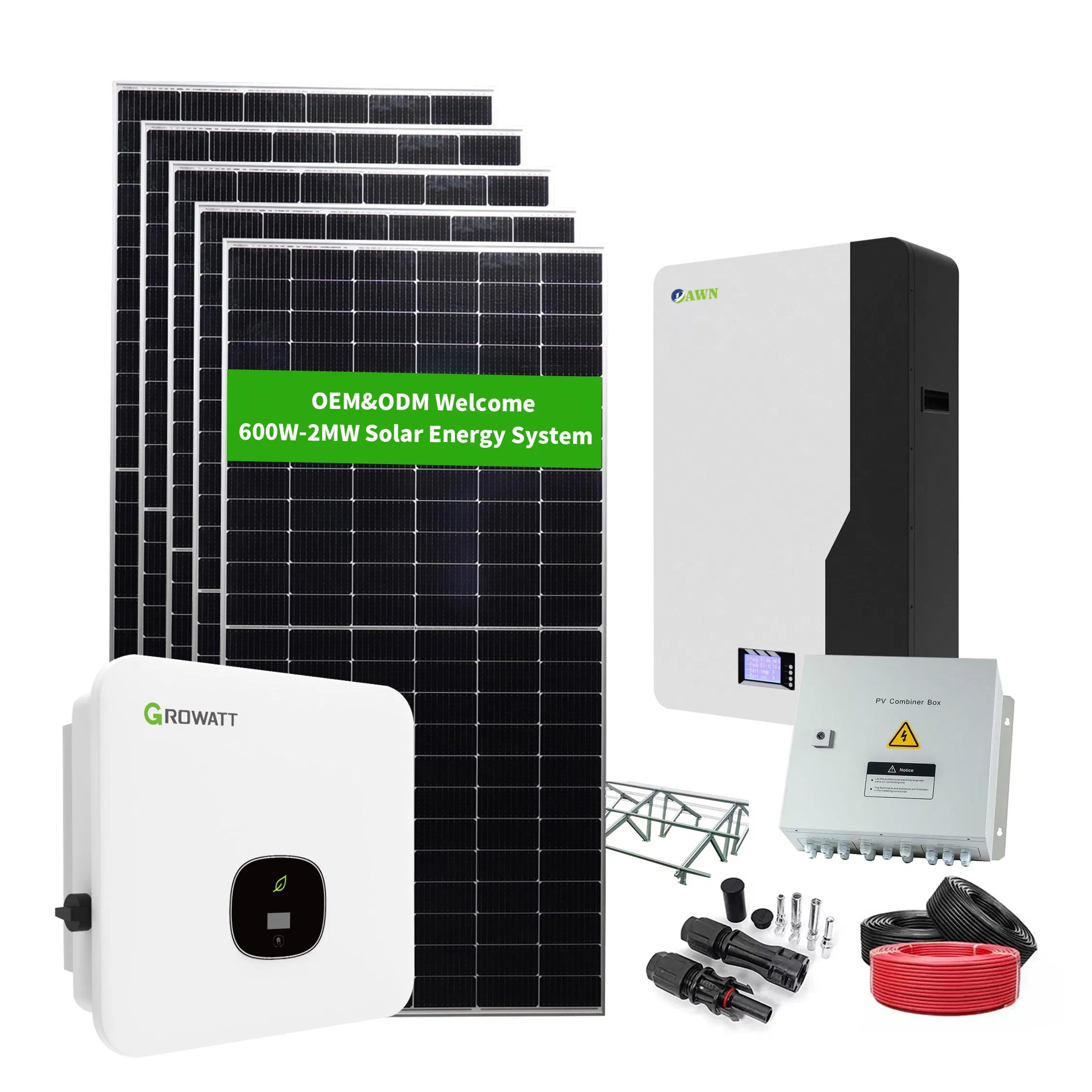 Residential 12kw Solar Storage System All-in-One Energy Storage System for Home Solar Power