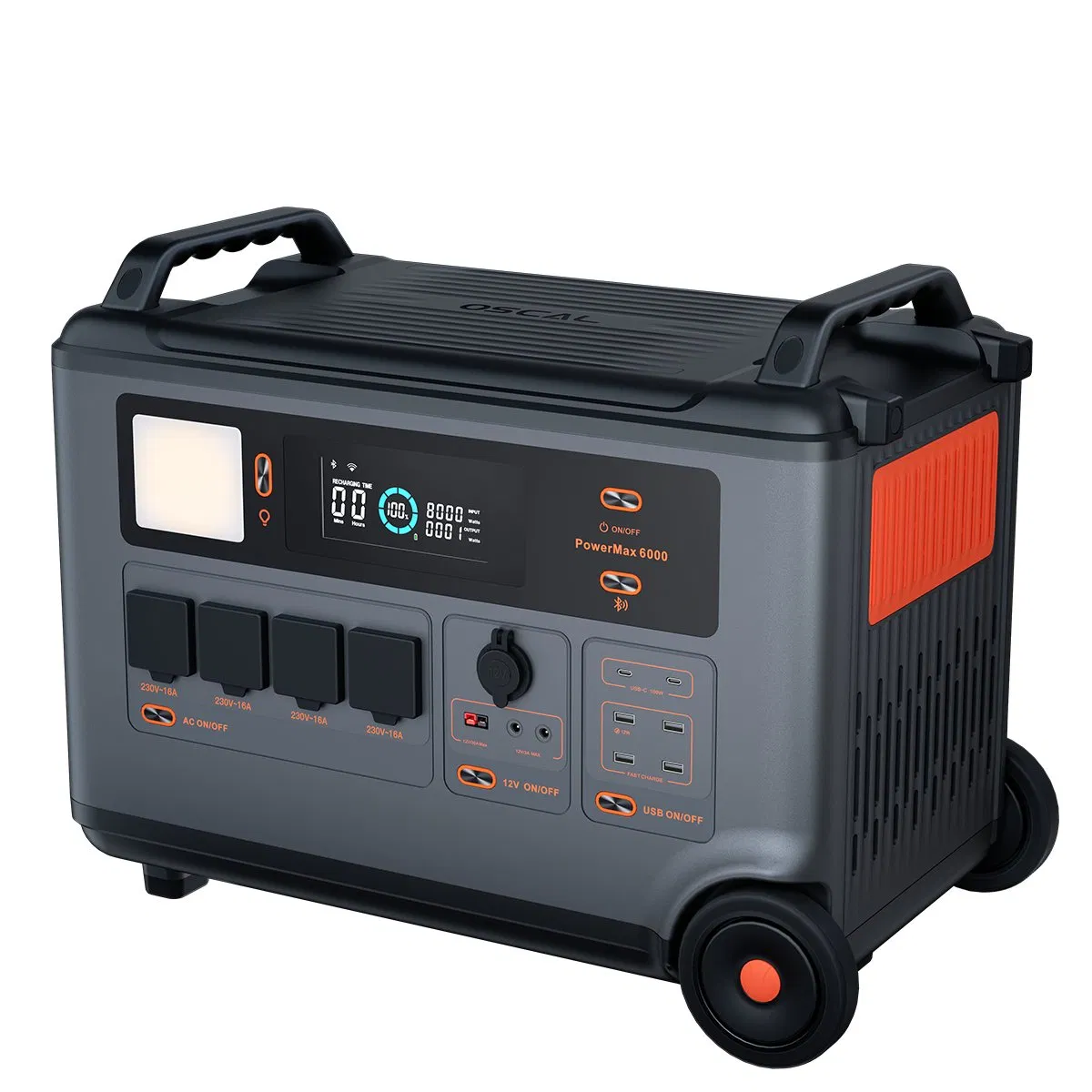 Portable Solar Generator 6000W 3600wh Power Station for Home Power Back up and Outdoor Activity