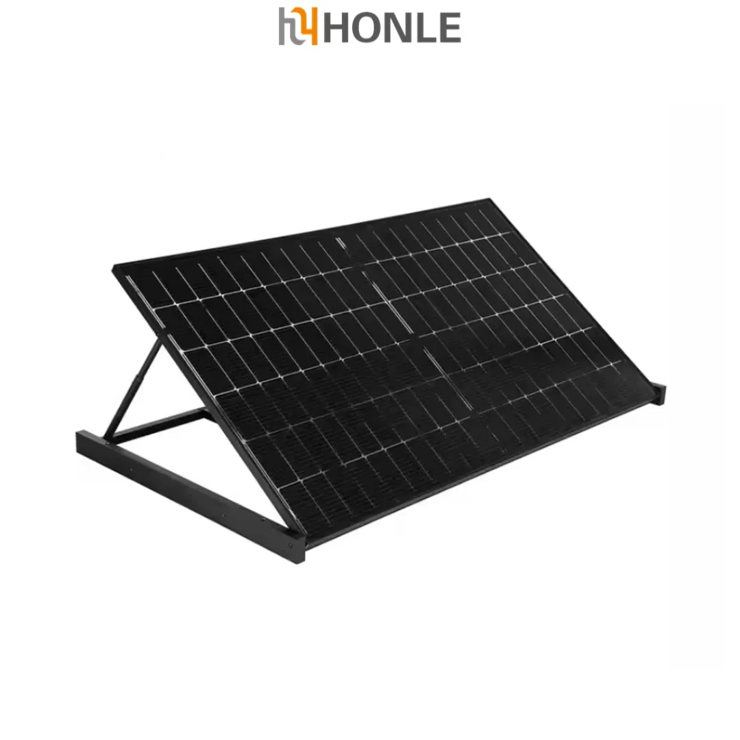 Honle Home Use Residential Solar Energy Solution with Photovoltaic Panel Micro Inverter 400W Roof Balcony Mounted System Solar System