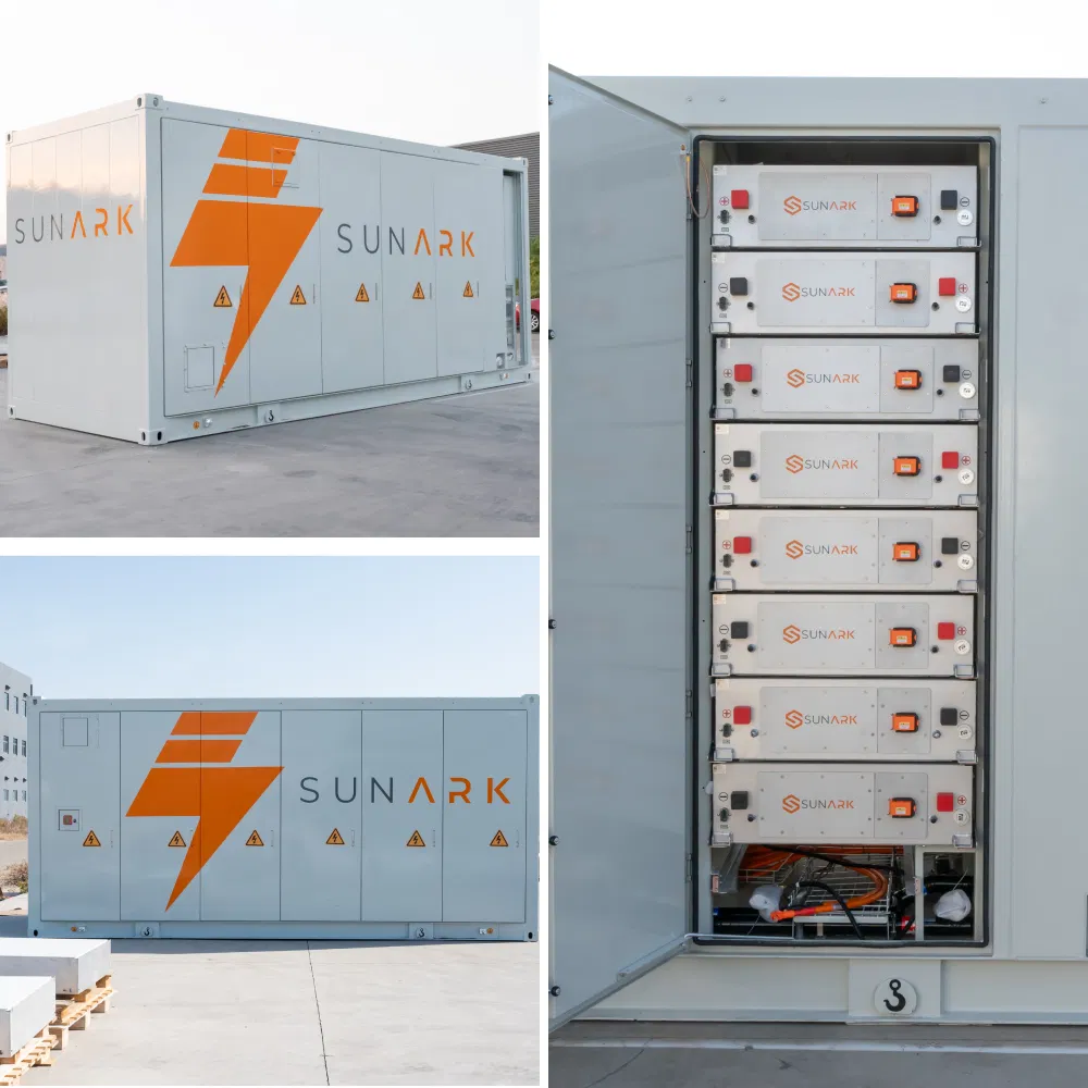 Sunark 500kw 1mwh High Safety LiFePO4 Energy Storage System with Battery Management System for Overcharge Over Discharge Protection
