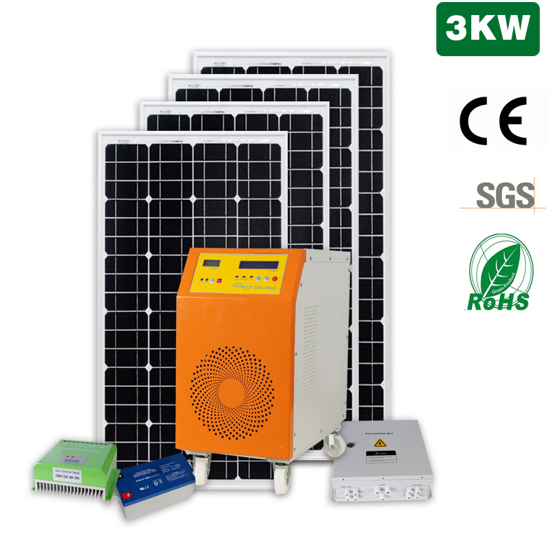 Customized 1kw-40kw off Grid Power Energy Solar Rooftops PV Home Panel System