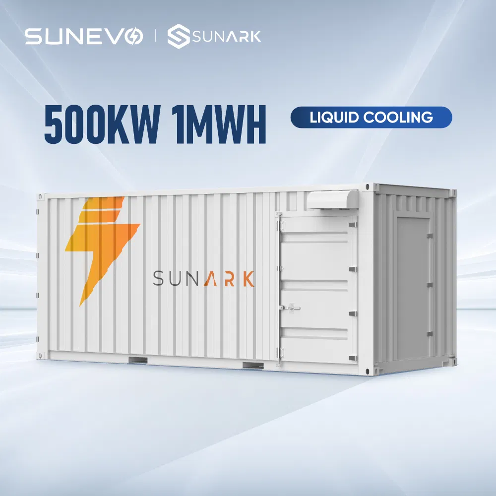 Sunark 500kw 1mwh High Safety LiFePO4 Energy Storage System with Battery Management System for Overcharge Over Discharge Protection