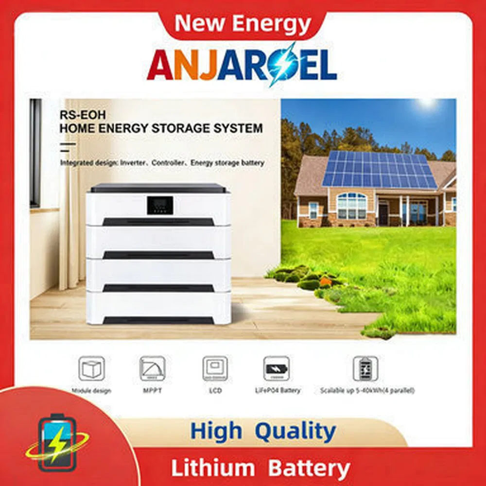 Overcharge Protection Safety 10kw 10-50kwh All-in-One Solar Home Energy System