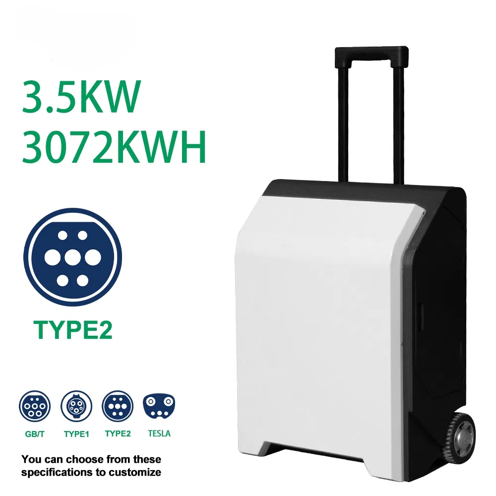 Camping Power Bank EV Charger 3500W Mobile EV Charging Bank Solar Products