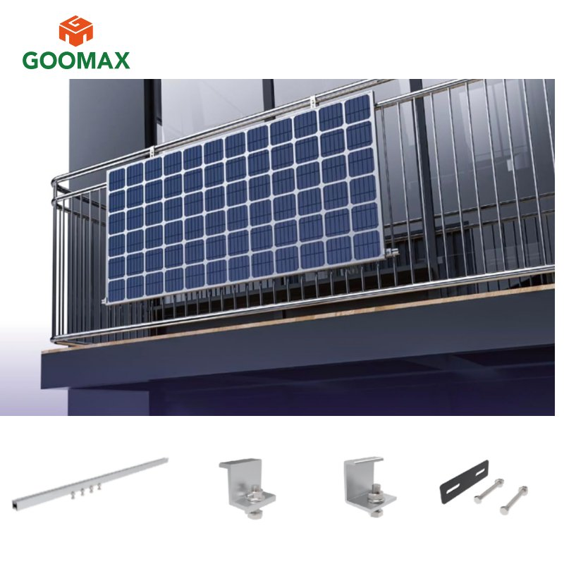 Goomax Balcony Solar Installation Kits Balcony Solar Power Compact Spaces