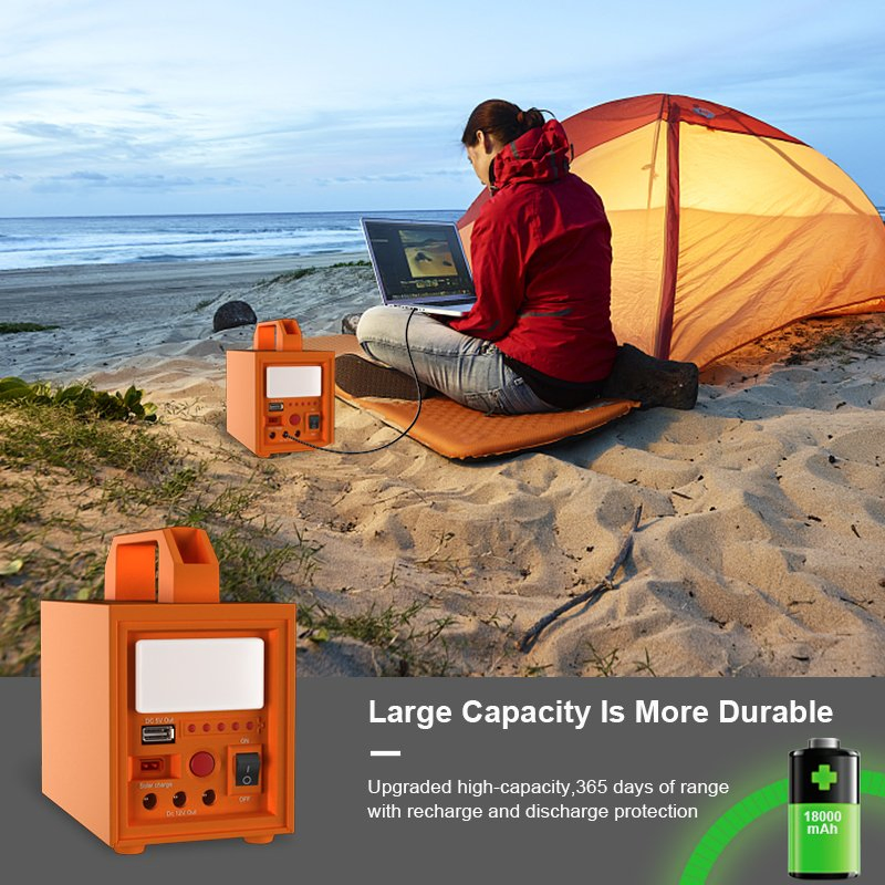 Alltop Portable Storage System USB DC AC Output Solar Energyinput Power Station for Outdoor Camping