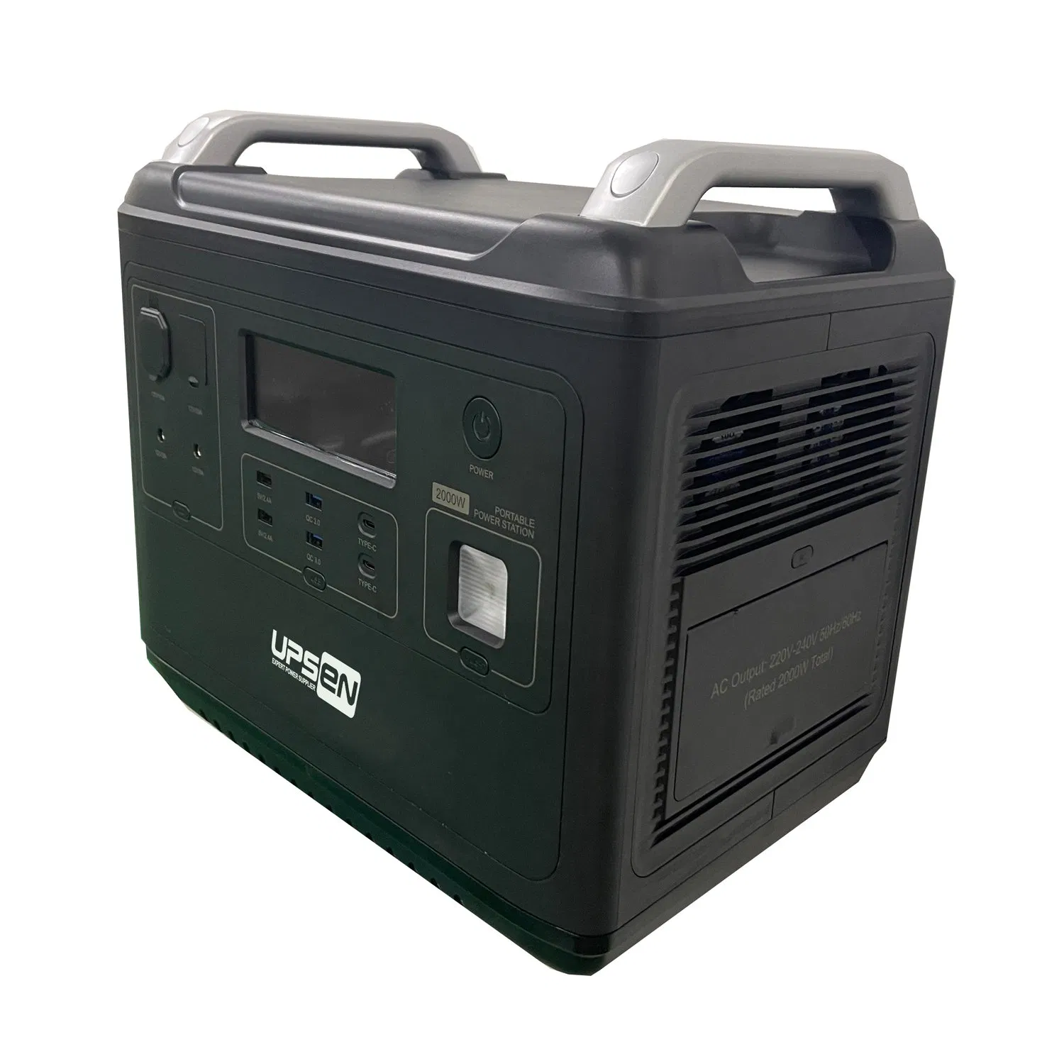 New 2000W 1997wh Portable Power Station with LiFePO4 Battery Energy Storage Solution System
