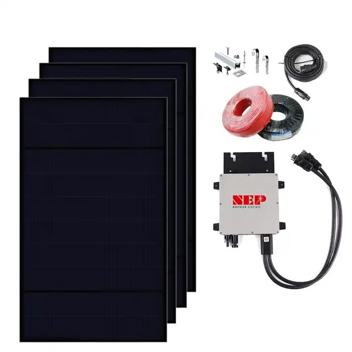 High Performance Solar Power Kits Monocrystalline Solar Panels for Balcony Use