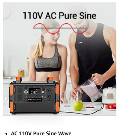 Portable Power Battery Generator Outdoor Power Station 110V/220V Solar Energy System