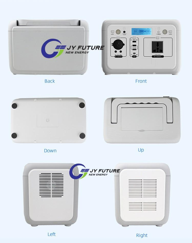 LiFePO4 Battery 1200W Portable Solar Power Bank Station Outdoor Camping Home Solar Generator with Wireless Charging