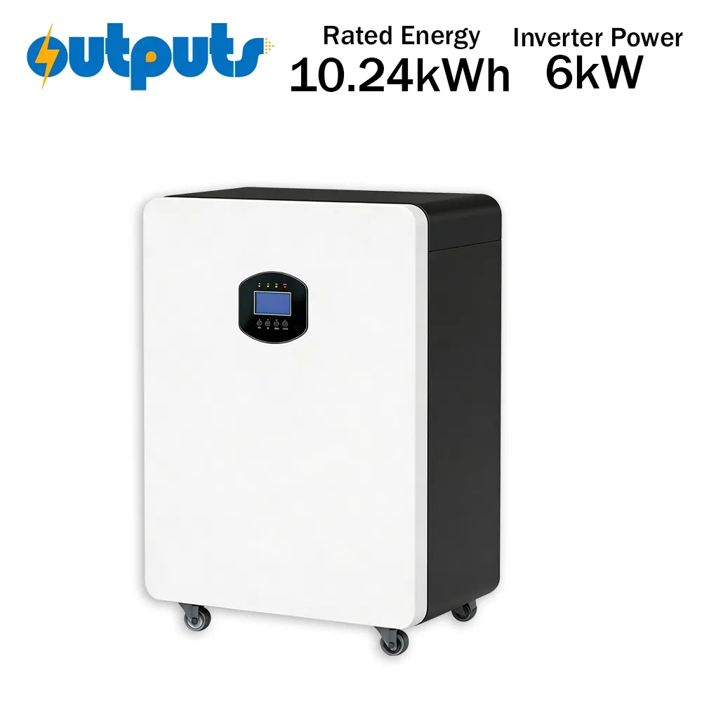 Wheeled Mobile Compact Home Energy Storage All in One 5kwh LiFePO4 Power Bank with Built-in Inverter for Apartment