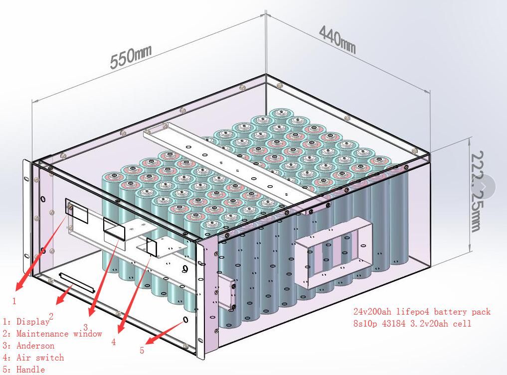 Next-Gen 24V 100ah Energy Storage System for Smart Management