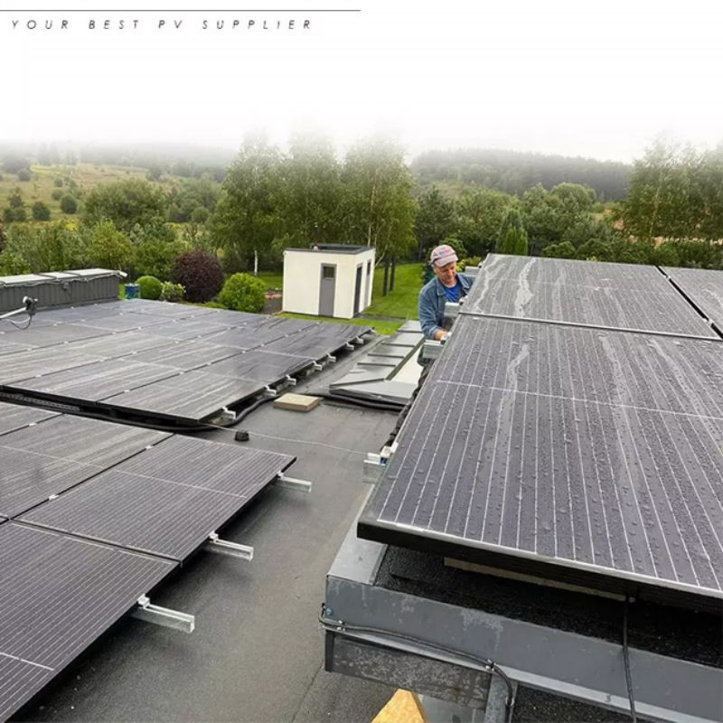 Top Qualtiy EU Standard 5kw/10kw/15kw All in One Solar System Portable Solar Panel Lithium Battery Power Station System