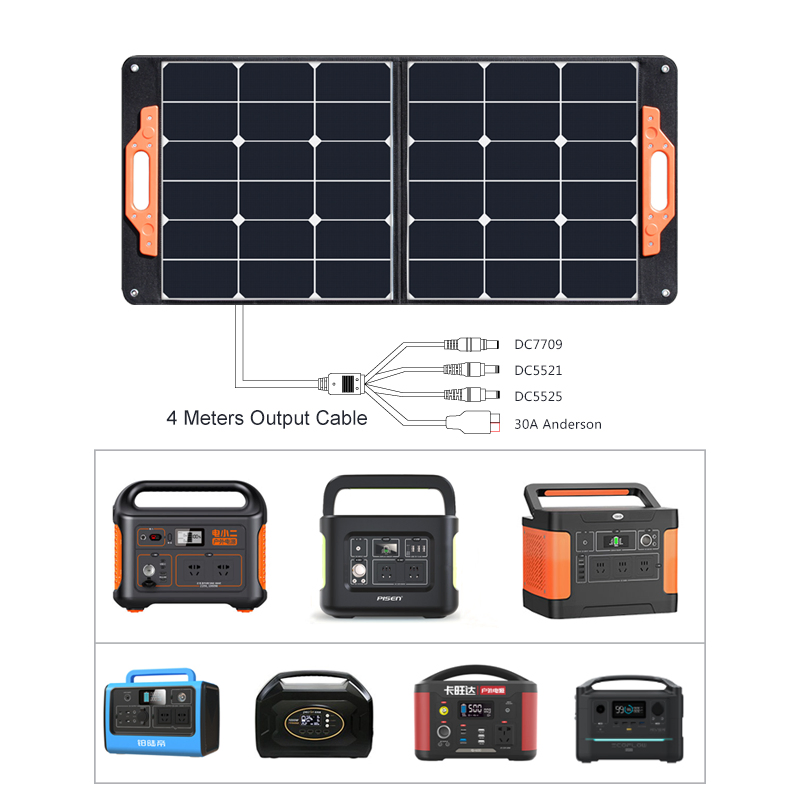 Philippines Free Shipping Wholesale 200W Watt Charger Foldable Folding Portable Solar Panels Charger System for Outdoor Camping