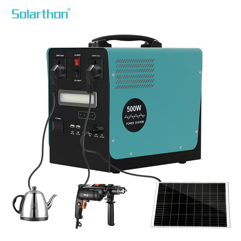 Home Outdoor AC LiFePO4 Battery Portable Energy Solar Generator ODM OEM Manufacturer
