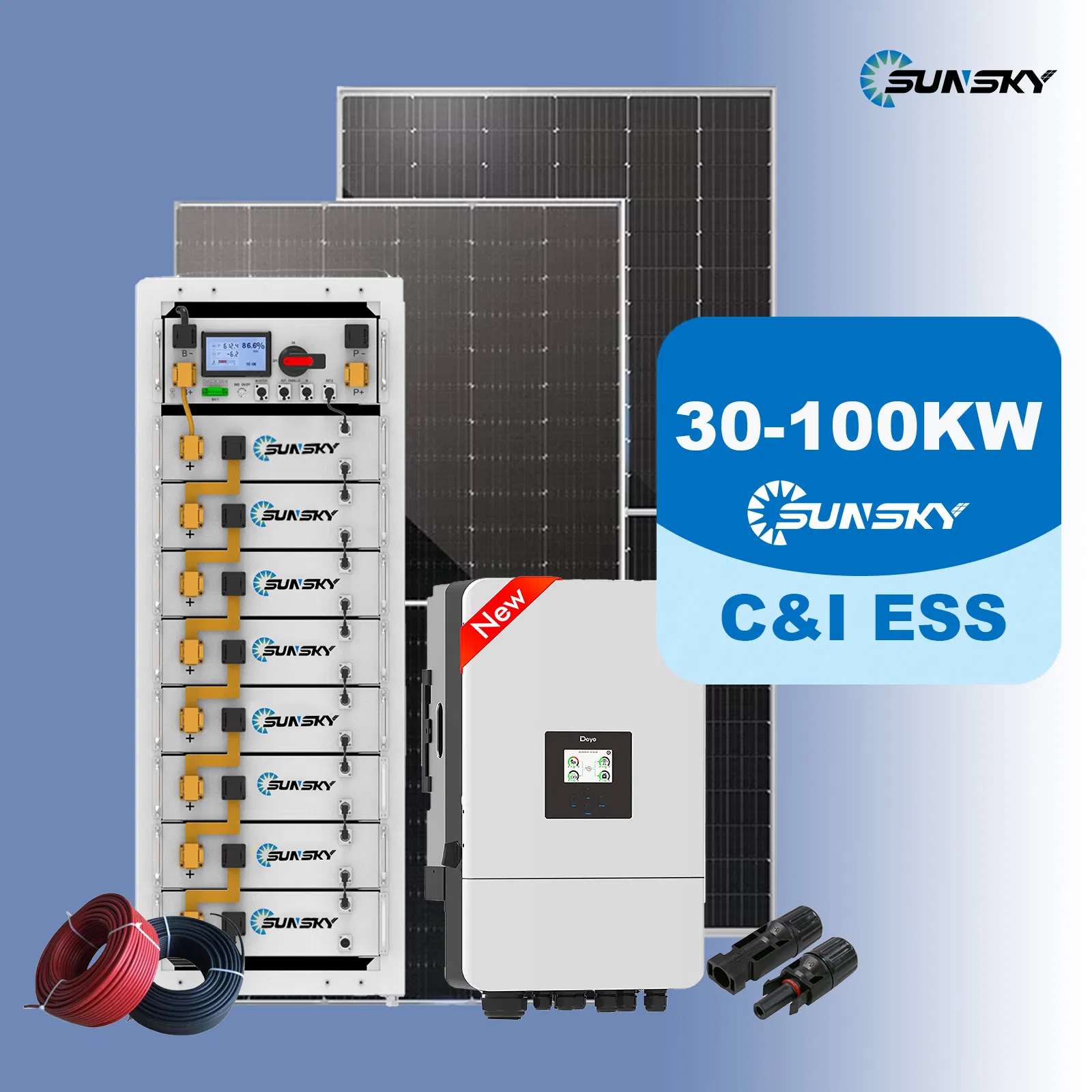 High-Efficiency 50kw to 100kw Solar Panel Energy Solutions