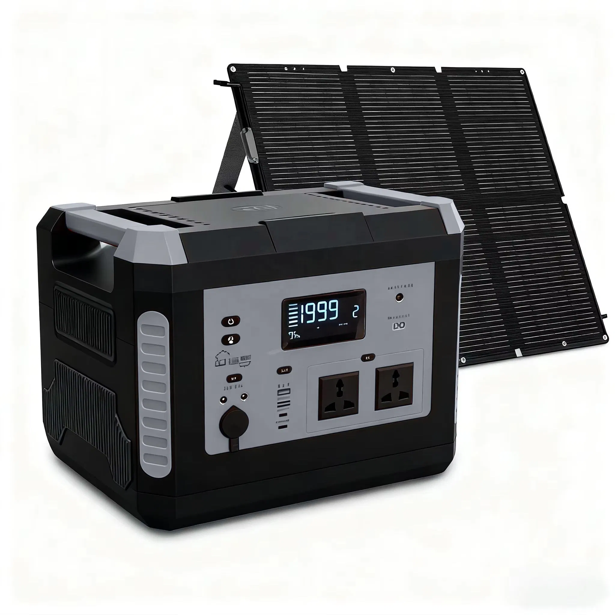 Home Energy Storage System 5000W 3000W 2400W 1500W 500W 300W Solar Generator Outdoor Emergency Backup Portable Power Station