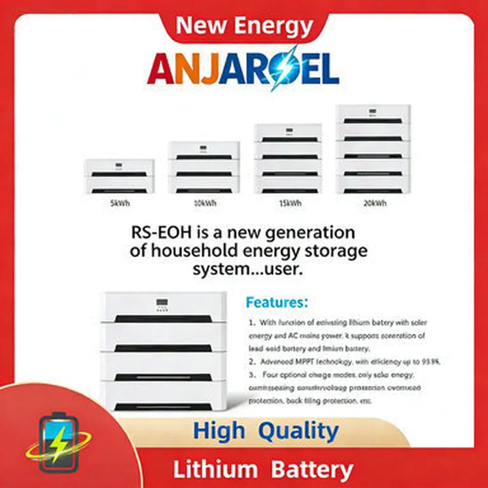 Overcharge Protection Safety 10kw 10-50kwh All-in-One Solar Home Energy System