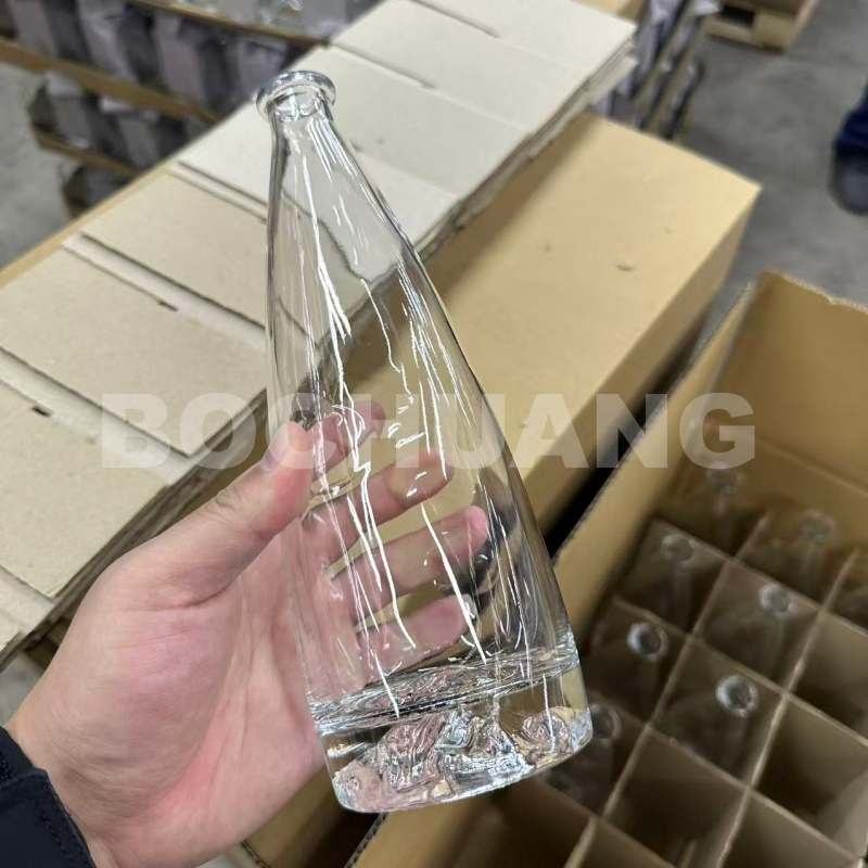 Best Price High-End Narrow Mouth Flint Smooth Empty Glass Bottle for Packing Spirits Wine Liquor Water Wine Oil