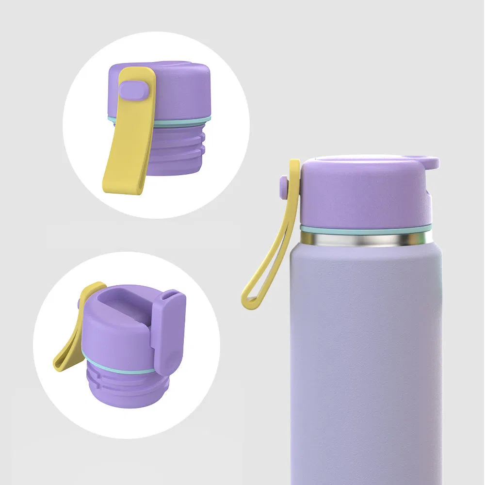 Supplier Portable Kids Straw Lid Mini Stainless Steel Insulated Water Bottle Outdoor