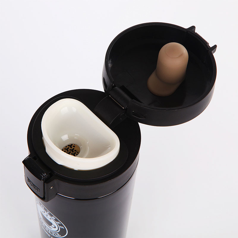 Durable Stainless Steel Coffee Water Bottle Leakproof Flip Lid Portable Insulated