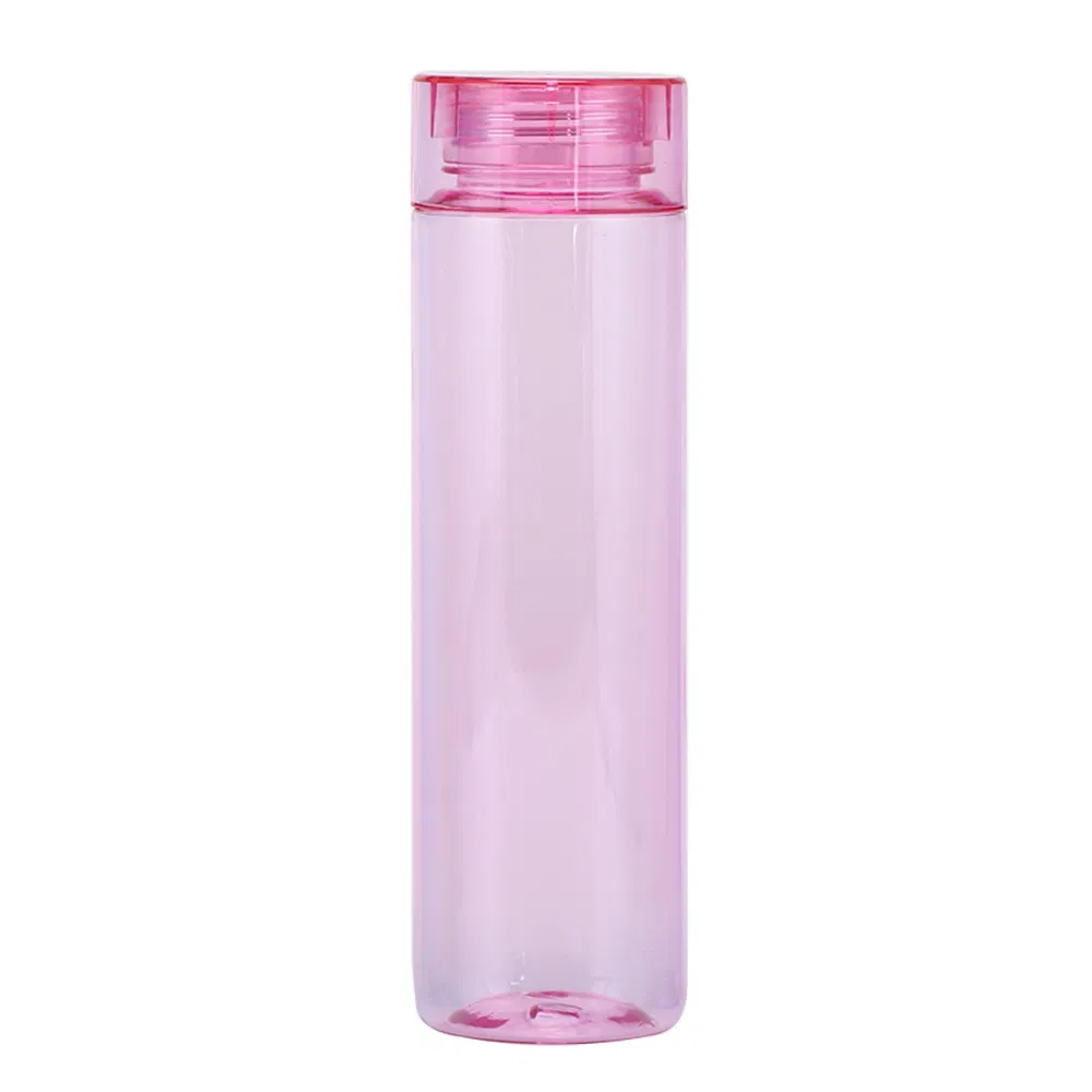 Customized Advertising Gifts Health Cup Colorful Transparent BPA Free Plastic Water Bottle