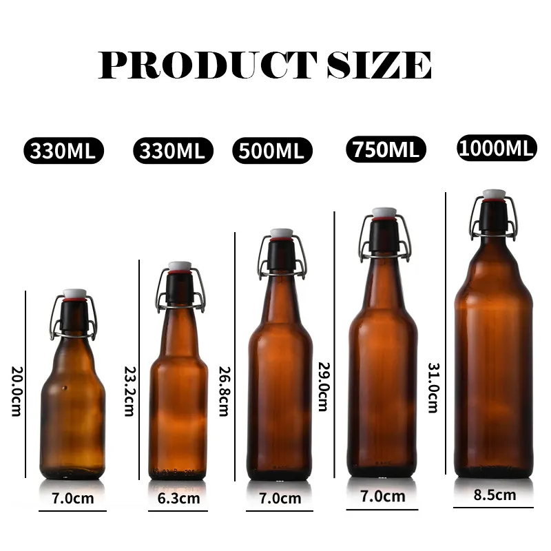 Amber Beer Bottle 1