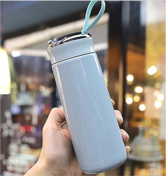 Custom Promotional Business Gift Double Wall Glass Water Bottle Cups