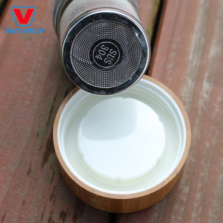 2022 Hot Sale Double Wall Glass Water Bottles with The Stainless Steel Infuser