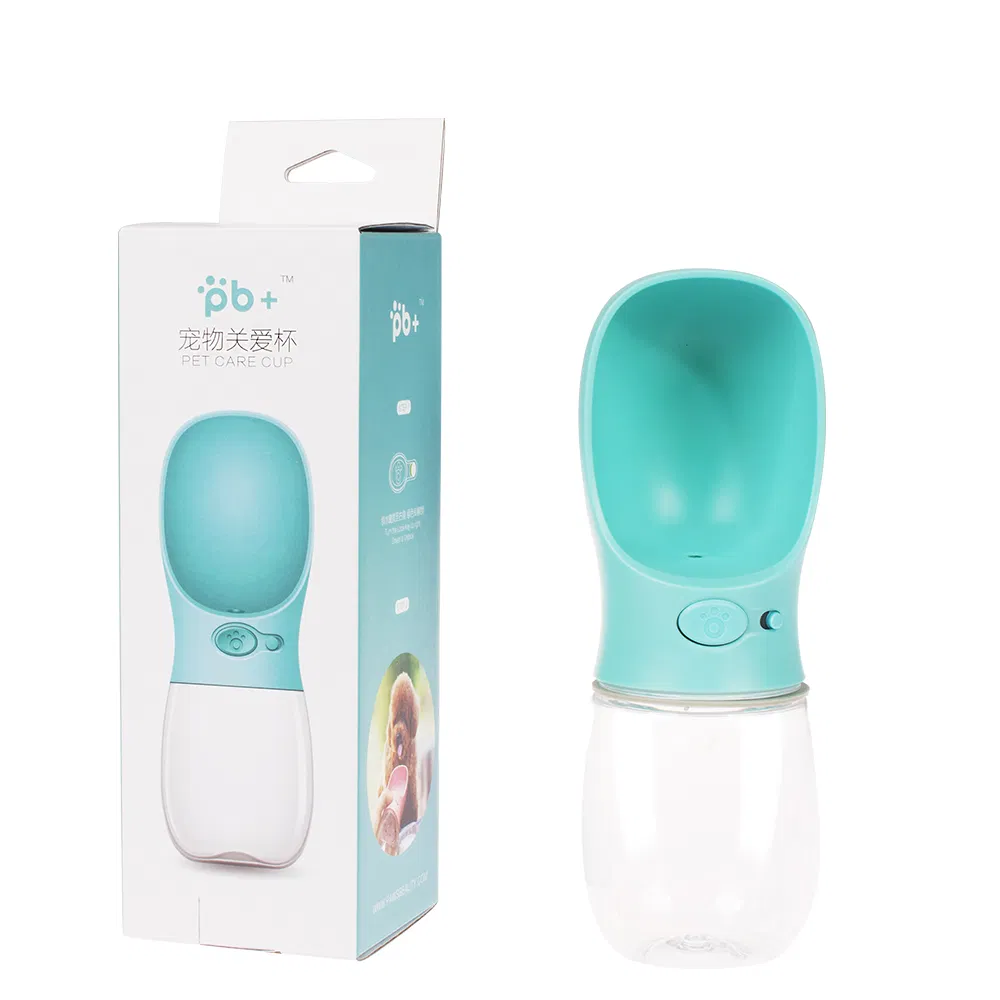 Rena Pet Factory Price Dog Fashion Travel Water Bottle Leak Proof Portable Dispenser with Feeder for Outdoor