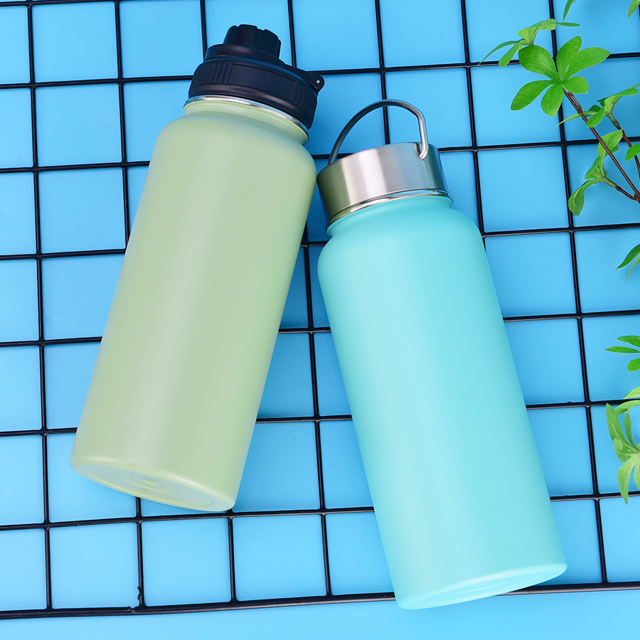 950ml Eco Friendly 32oz Gym Drink Sport Vacuum Double Wall Insulated Stainless Steel Flask Water Bottle