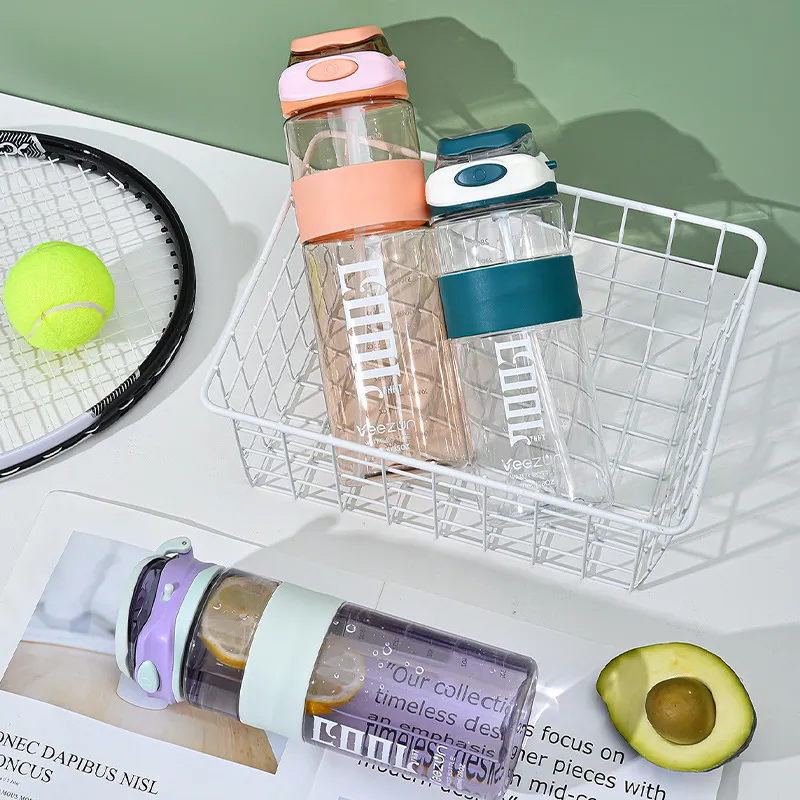 750ml Plastic Water Bottle with Flip Lid - 2