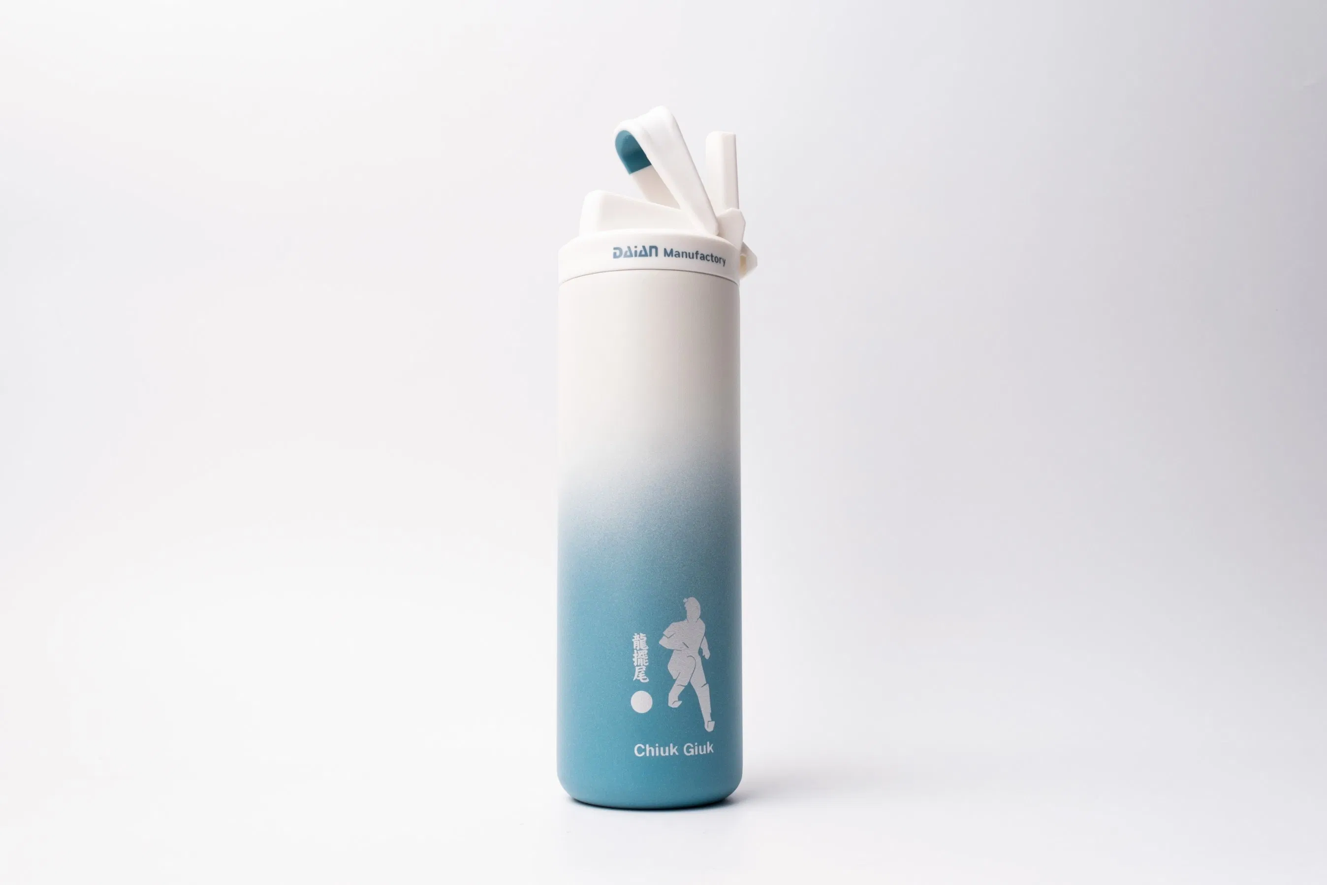 Daian 12oz 18oz 24oz 32oz Stainless Steel Water Bottle with Straw Double Wall Vacuum Insulated Leak Proof Metal Water Bottle