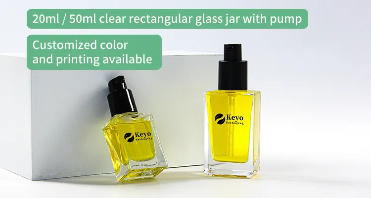 Glass Lotion Bottle Showcase