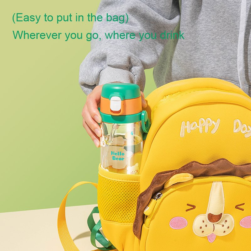 China FDA Approved None Color Box or White Glass Kids Water Bottle