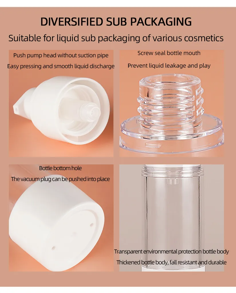 vacuum bottle for cosmetic