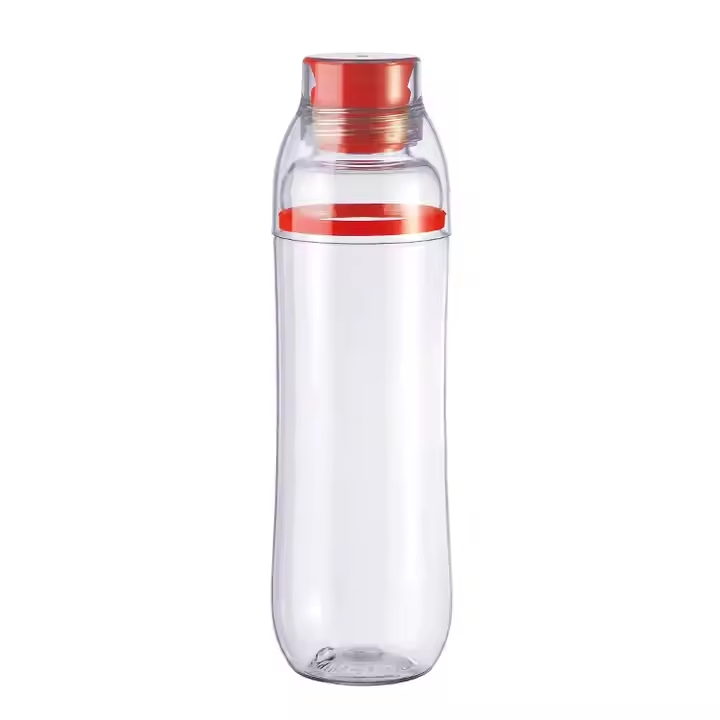 BPA Free 700ml Leak Proof Plastic Sport Frosted Drink Bottle Silicon School Chilly Water Bottle