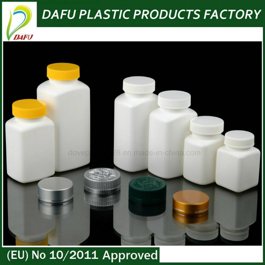 Food Grade HDPE Container Capsule Packaging Bottles Tablet Health Care Bottle with Plastic Cap