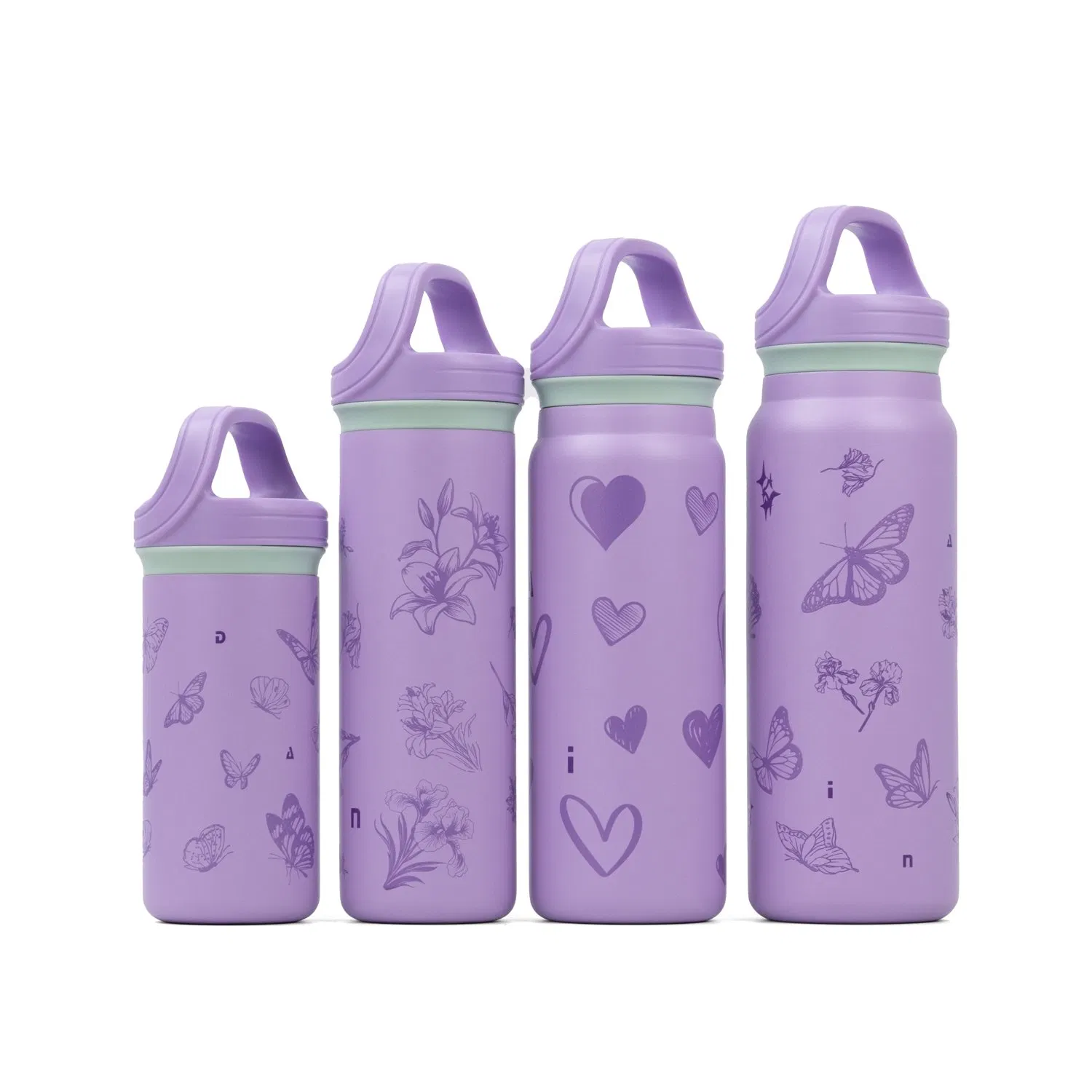 New Style 304 Stainless Steel Vacuum Flasks Narrow Mouth Thermal Bottle Outdoor Sports Water Bottle with Portable Lid