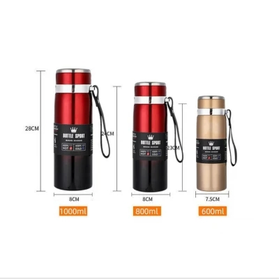 Eco Friendly Reusable Leak-Proof Thermal Tumbler Vacuum Flask Stainless Steel Water Bottle
