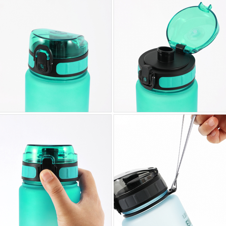 BPA Free Custom Logo Leak Proof Sport Direct Drinking Plastic Water Bottle
