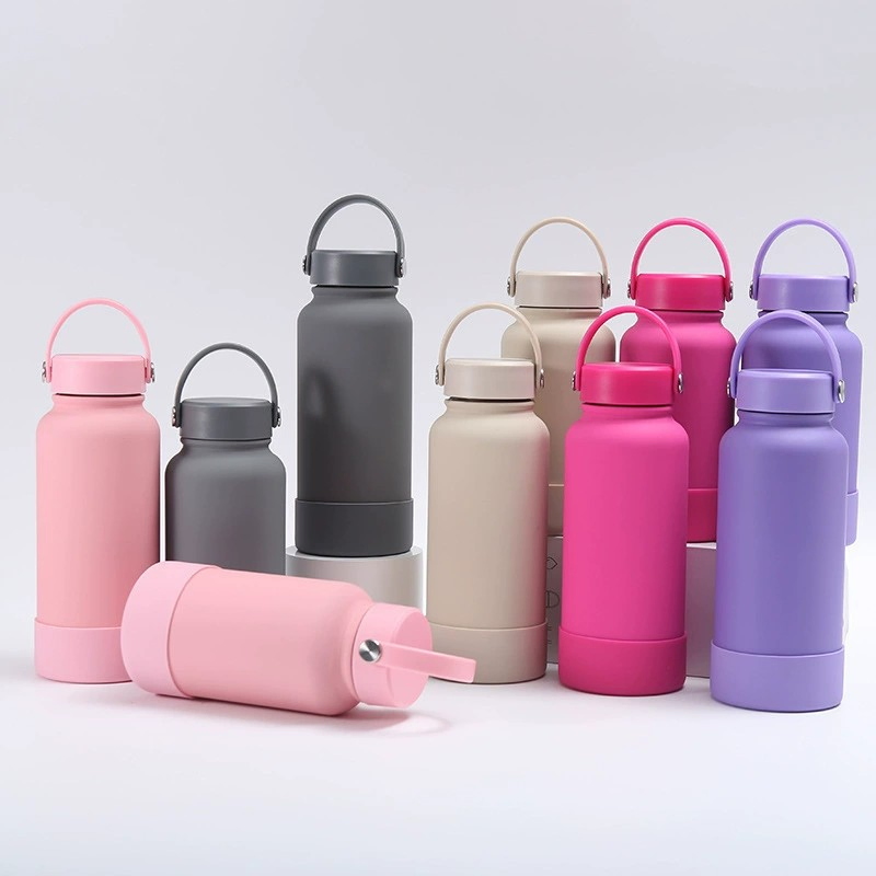 Portable 1L Stainless Steel Insulated Water Bottle Large Capacity Travel Sports Thermo Vacuum Drinking Water Bottles