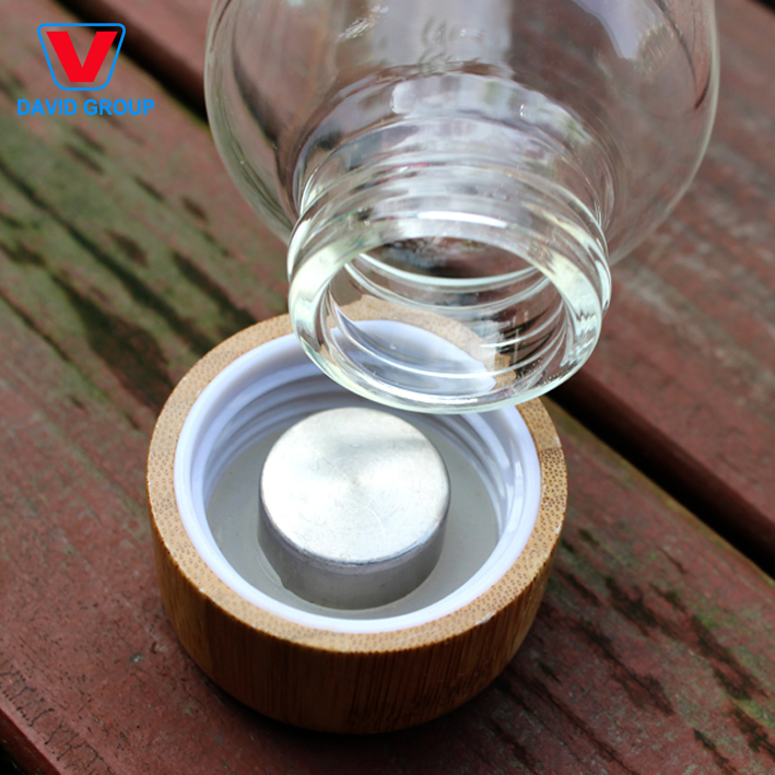 2022 Hot Sale Double Wall Glass Water Bottles with The Stainless Steel Infuser