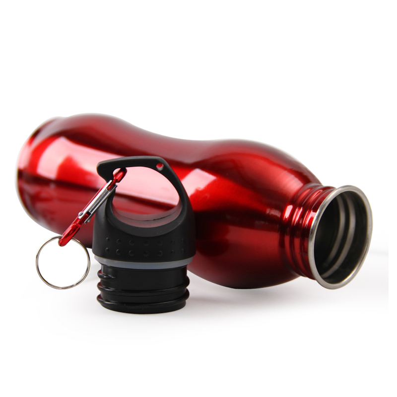 Customized Advertising Gifts Wide Mouth Single Wall Stainless Steel Hot Water Bottle