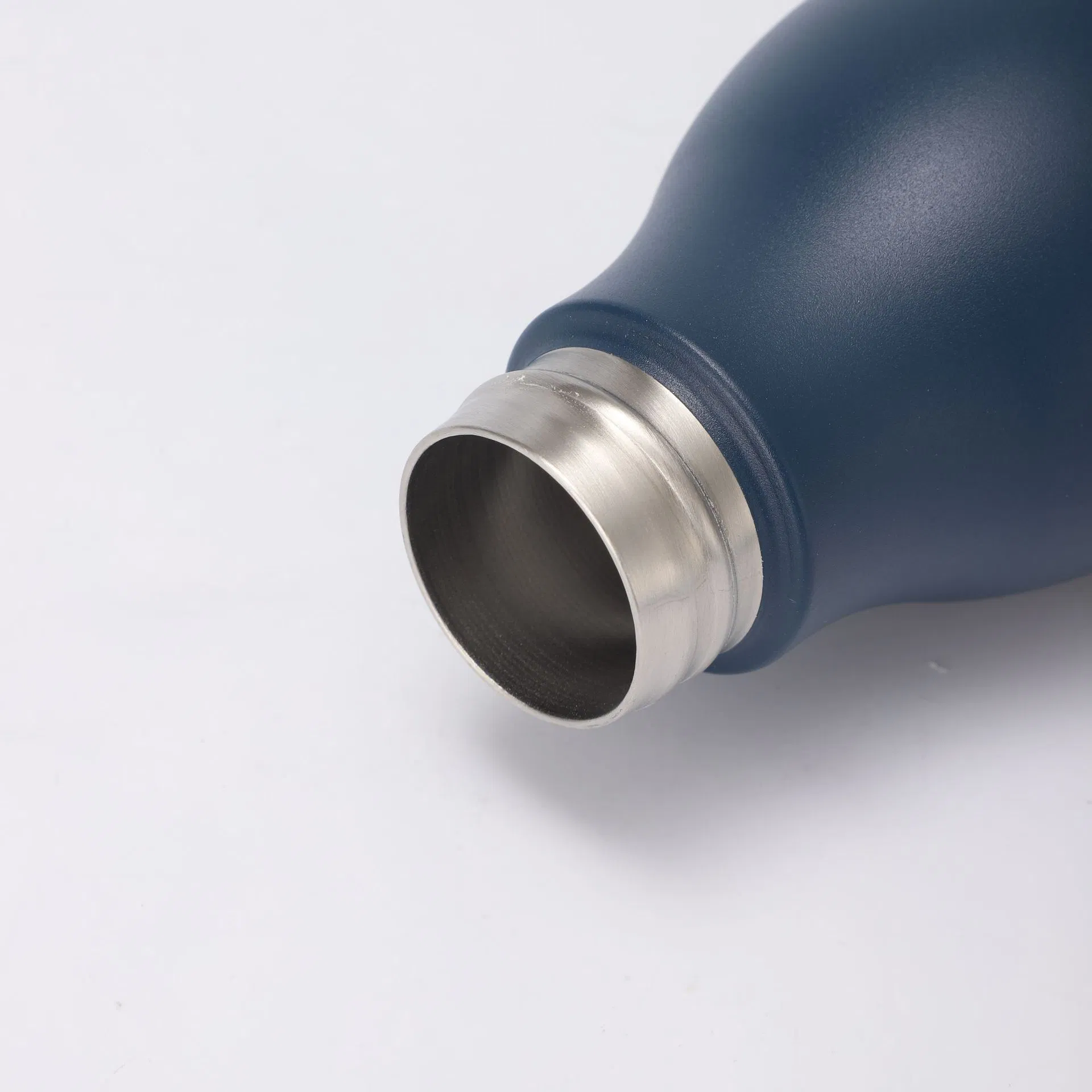 New 550ml Narrow Mouth Neck Small Stainless Steel Water Bottle with Handle and Flip Straw Open Lid