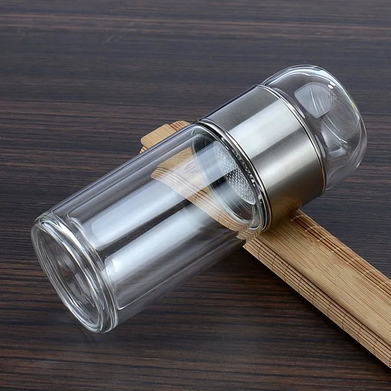 Glass Water Bottle