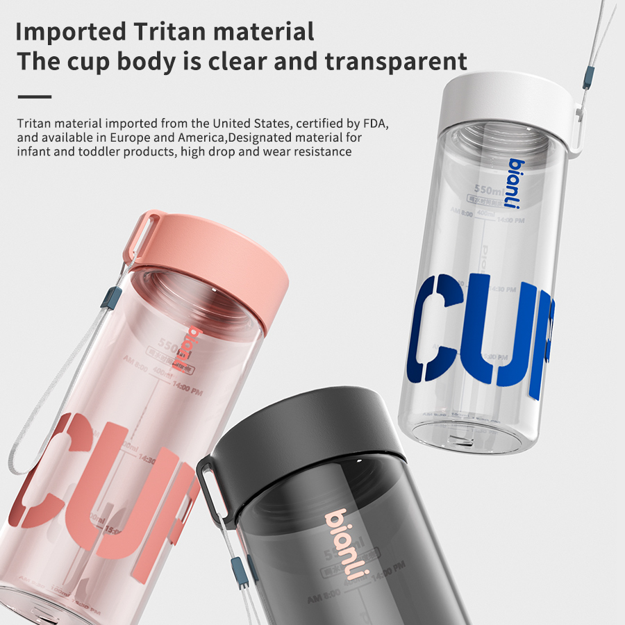 New Trending Personalised Reusable Eco-Friendly Small Kawai Tritan BPA Free Water Drink Bottles with Logo