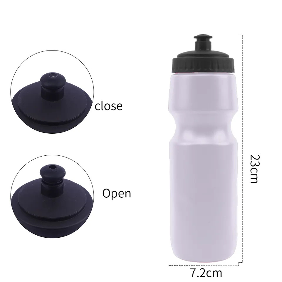 750ml Plastic Sport Water Bottle PE Bicycle Bike Water Bottle with Custom Logo