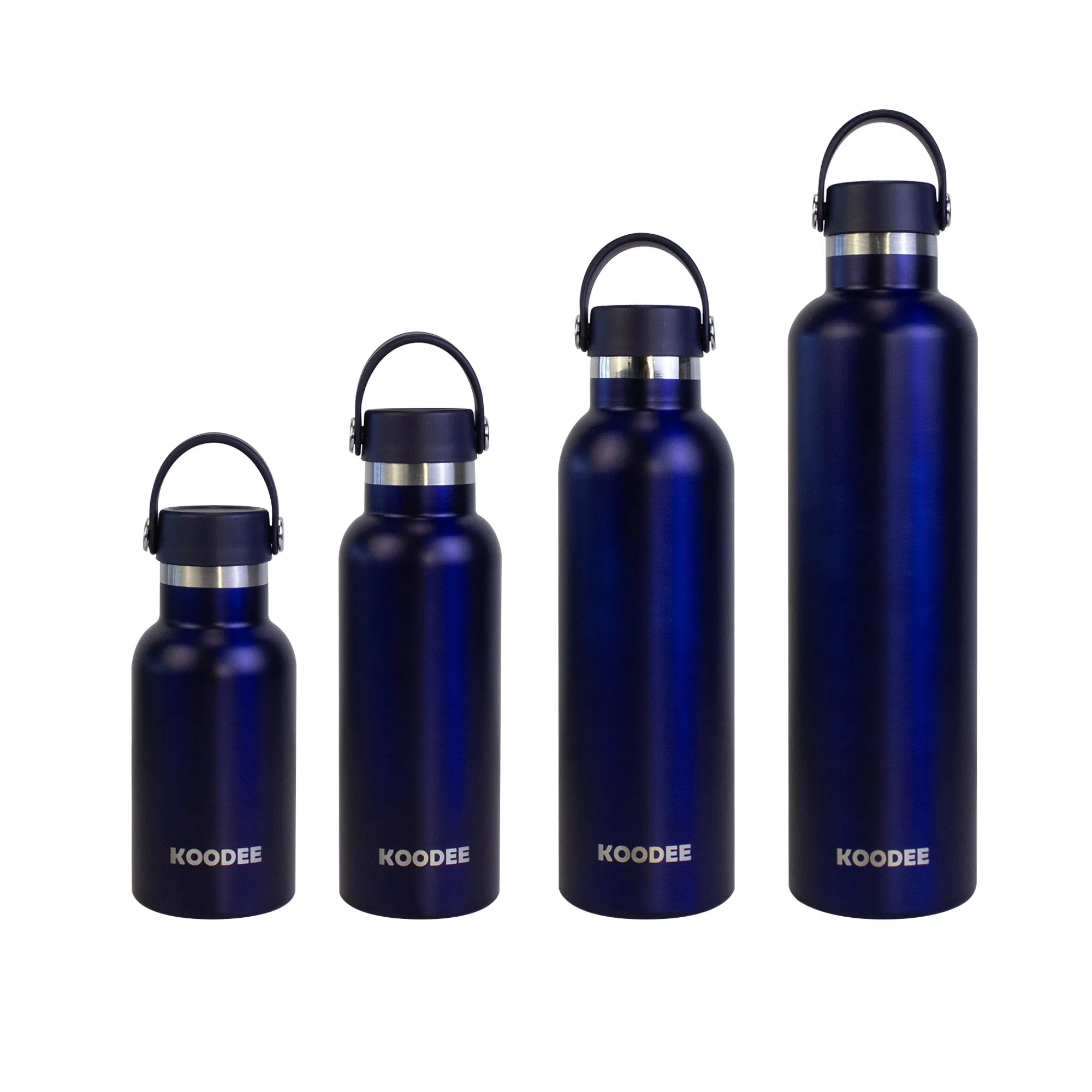 Double Wall Vacuum Bottle Stainless Steel Sports Flask with Bamboo Steel Cover